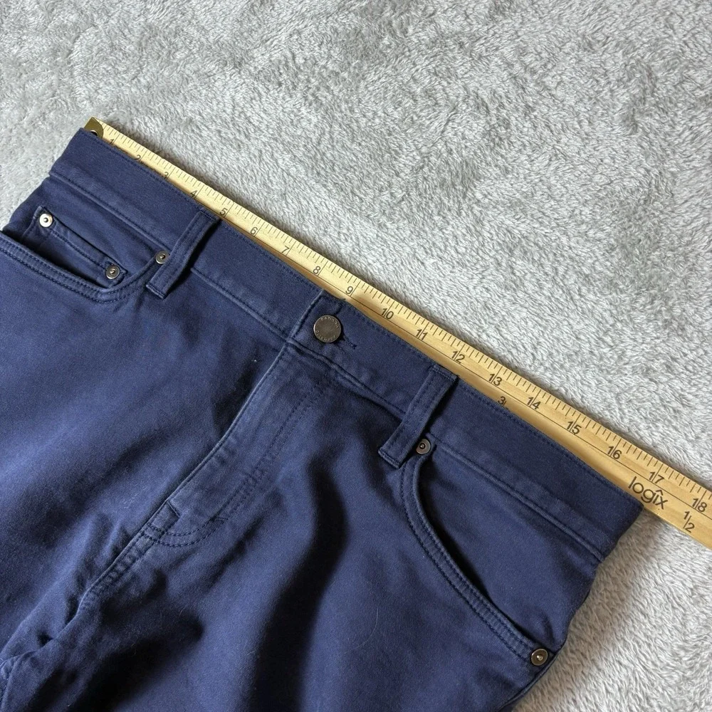 Banana Republic Mens 32x32‎ (Fits 34x31) Blue Travel Pant Slim Fit Taper
